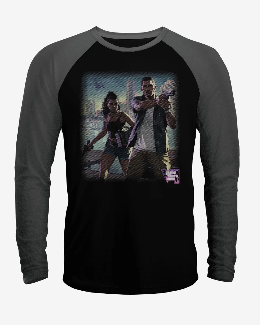 Polera Raglan GTA VI S