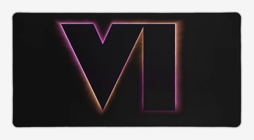 Mouse pad Gamer Negro de GTA 6 Single