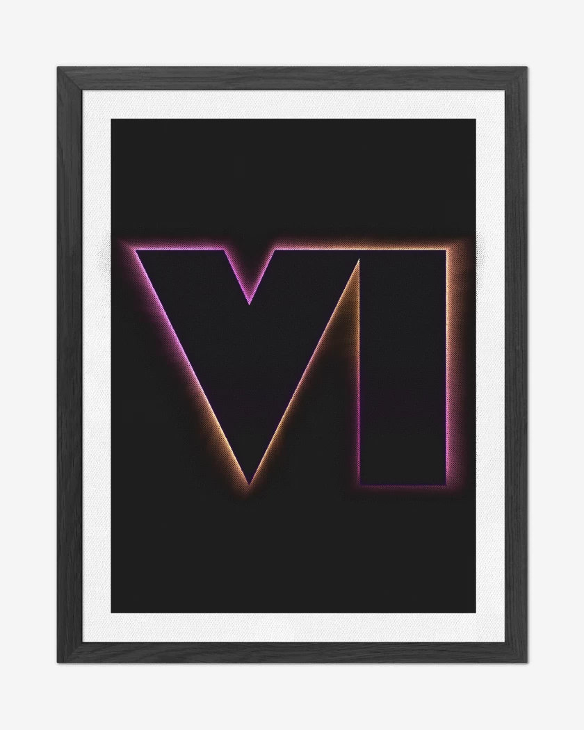 Cuadro decorativo Negro de GTA 6 Single