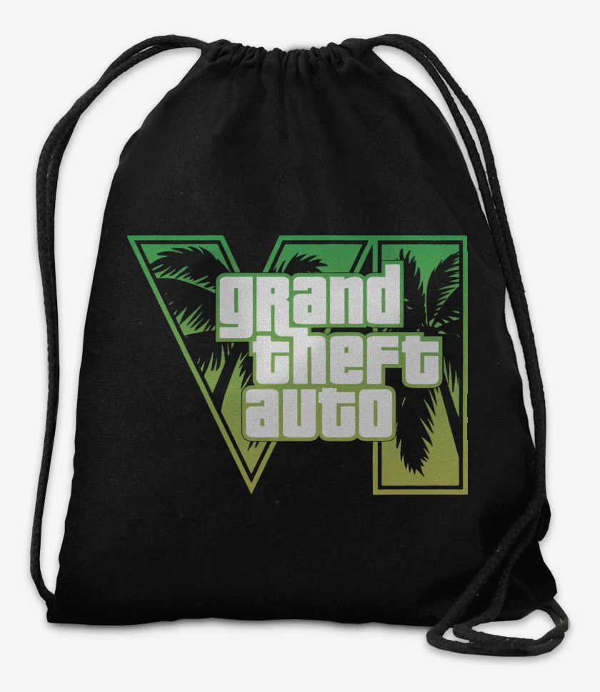 Mochila Negro de GTA 6 Green