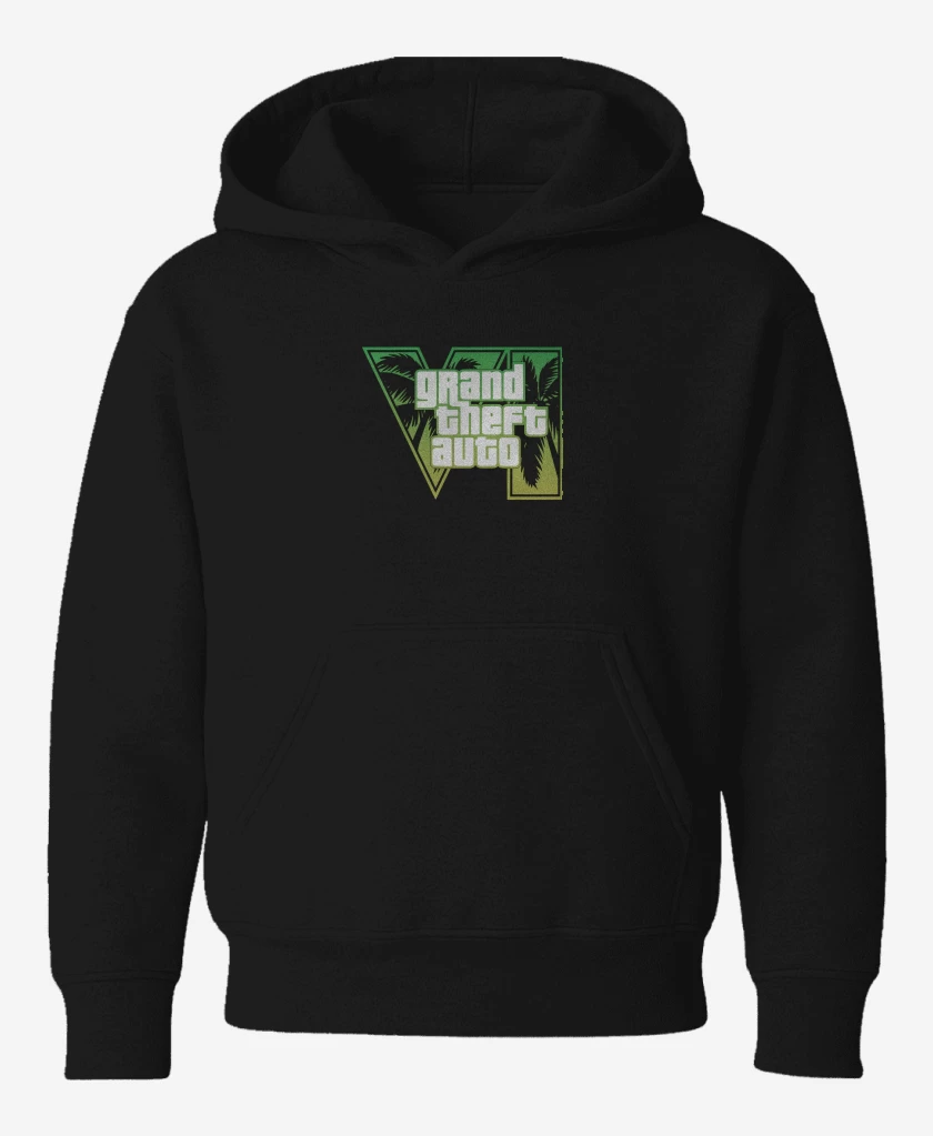 Poleron de niño Negro de GTA 6 Green