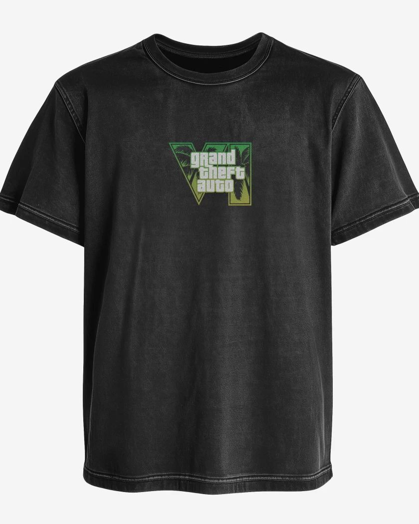 Polera desgastada GTA 6 Green