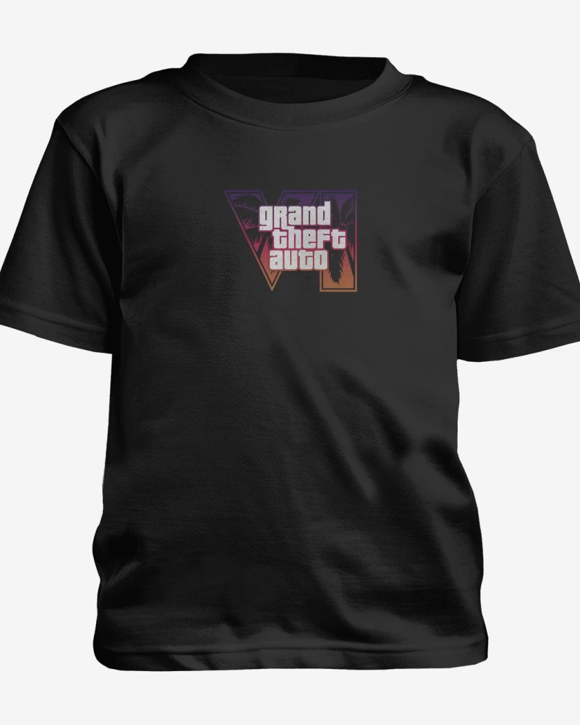 Polera de niño Negro de GTA 6 Red