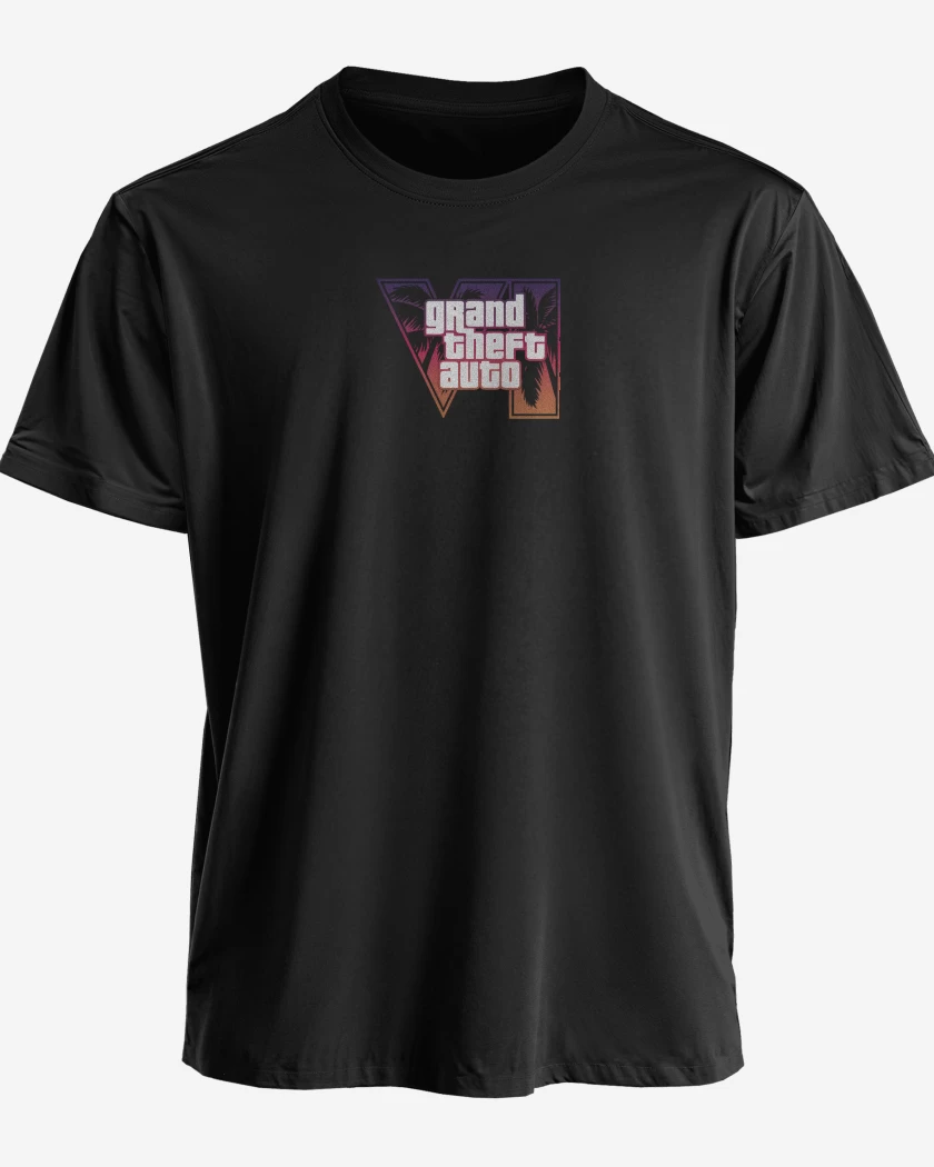 Polera premium Negro de GTA 6 Red