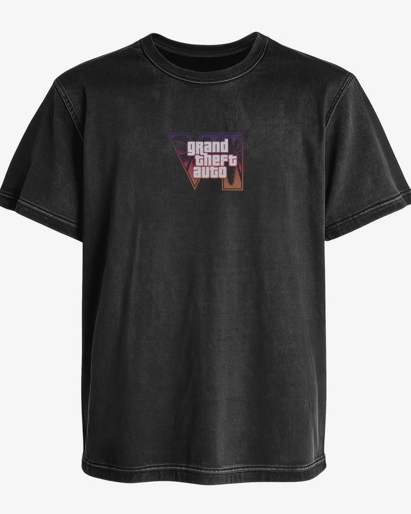 Polera desgastada GTA 6 Red