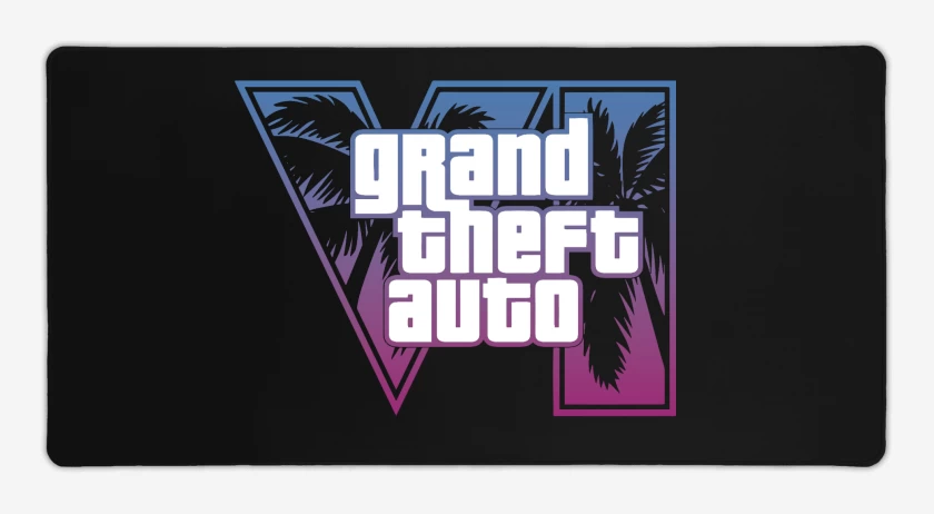 Mouse pad Gamer GTA 6 Purple