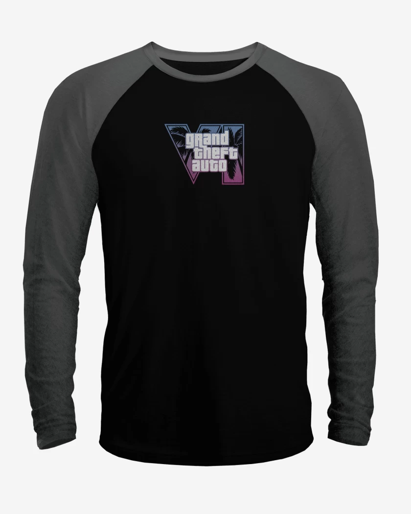 Polera Raglan GTA 6 Purple