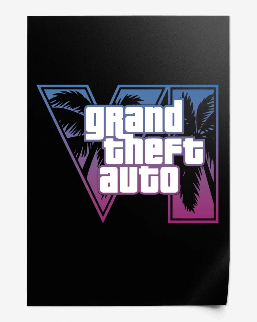 Print GTA 6 Purple