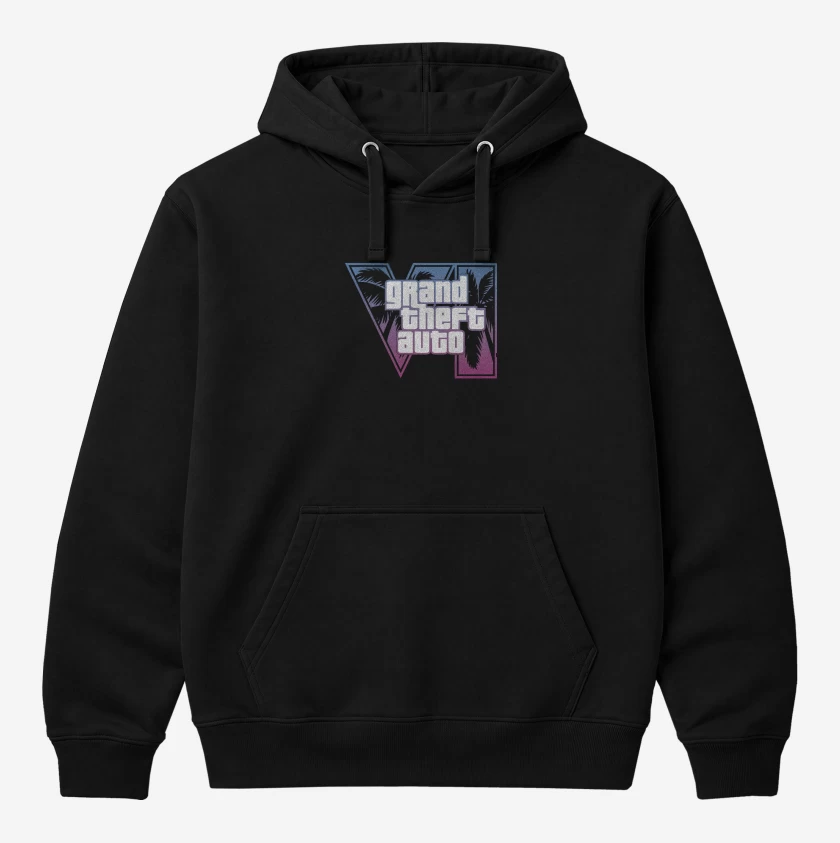 Polerón Canguro Negro de GTA 6 Purple
