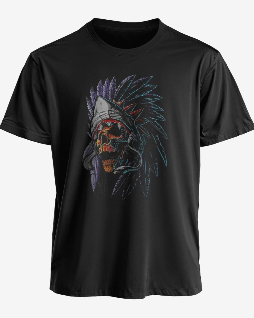 Polera Indian Skull