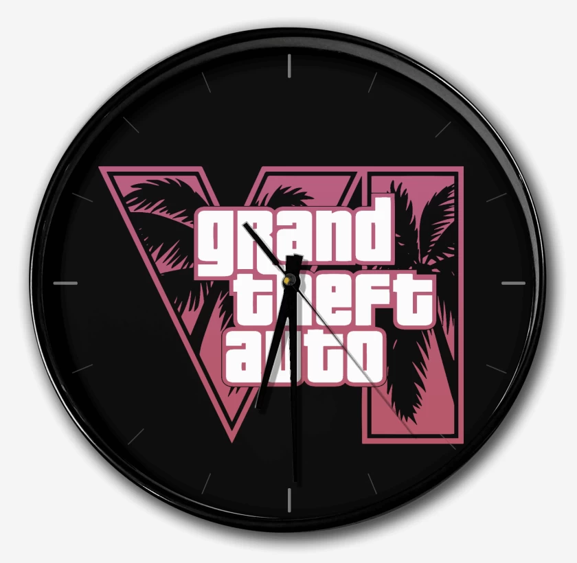 Reloj Negro de GTA 6 Pink