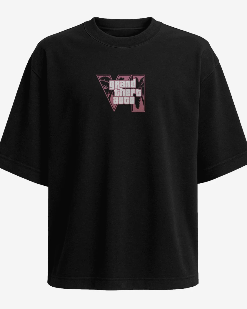 Polera Oversize GTA 6 Pink