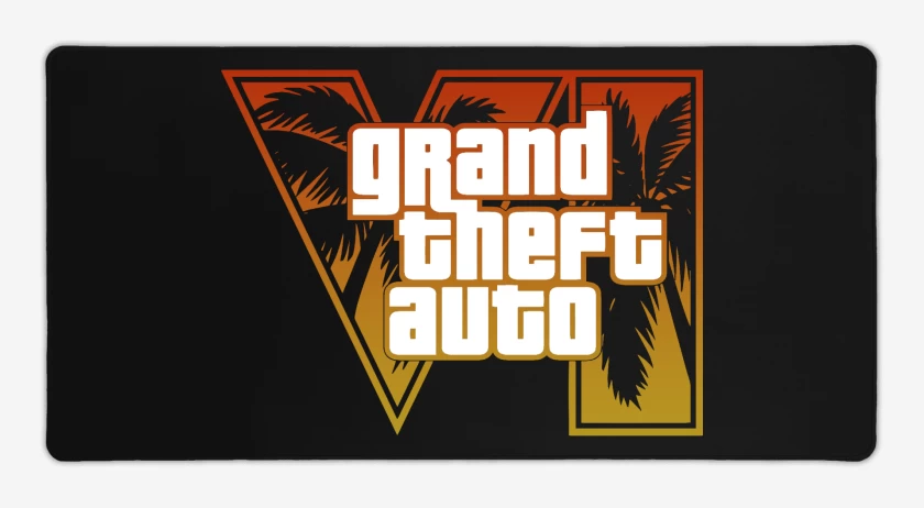 Mouse pad Gamer GTA 6 Orange