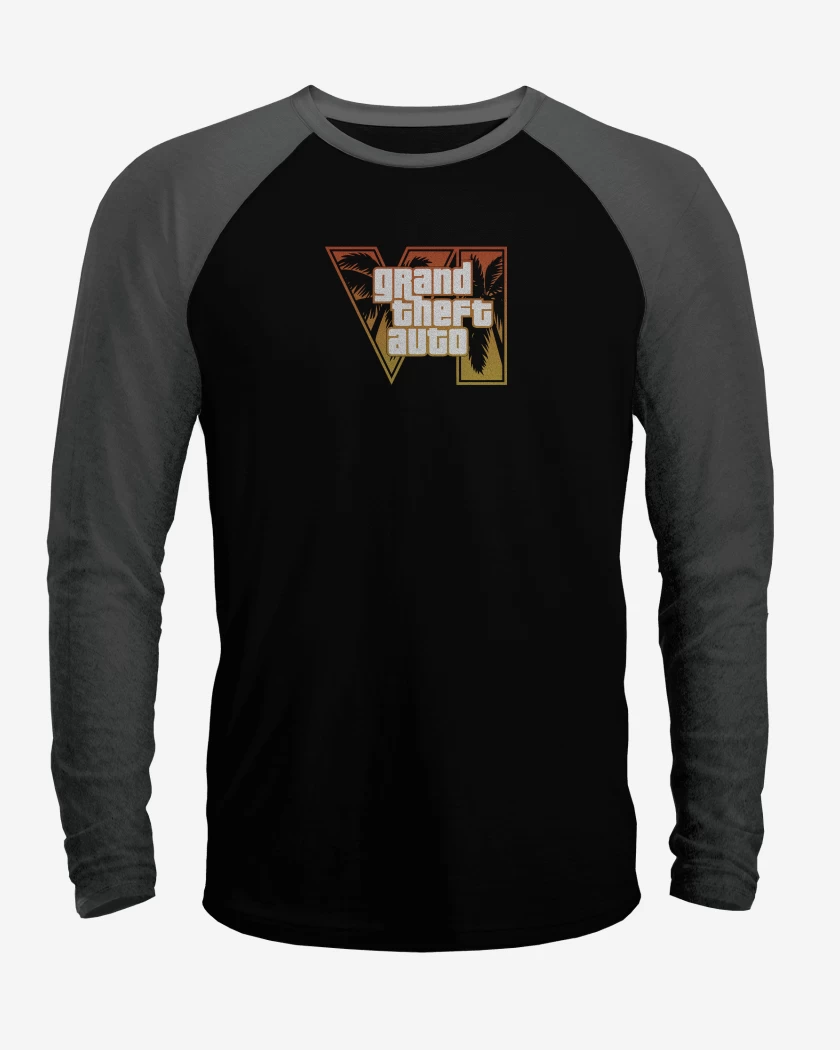 Polera Raglan GTA 6 Orange