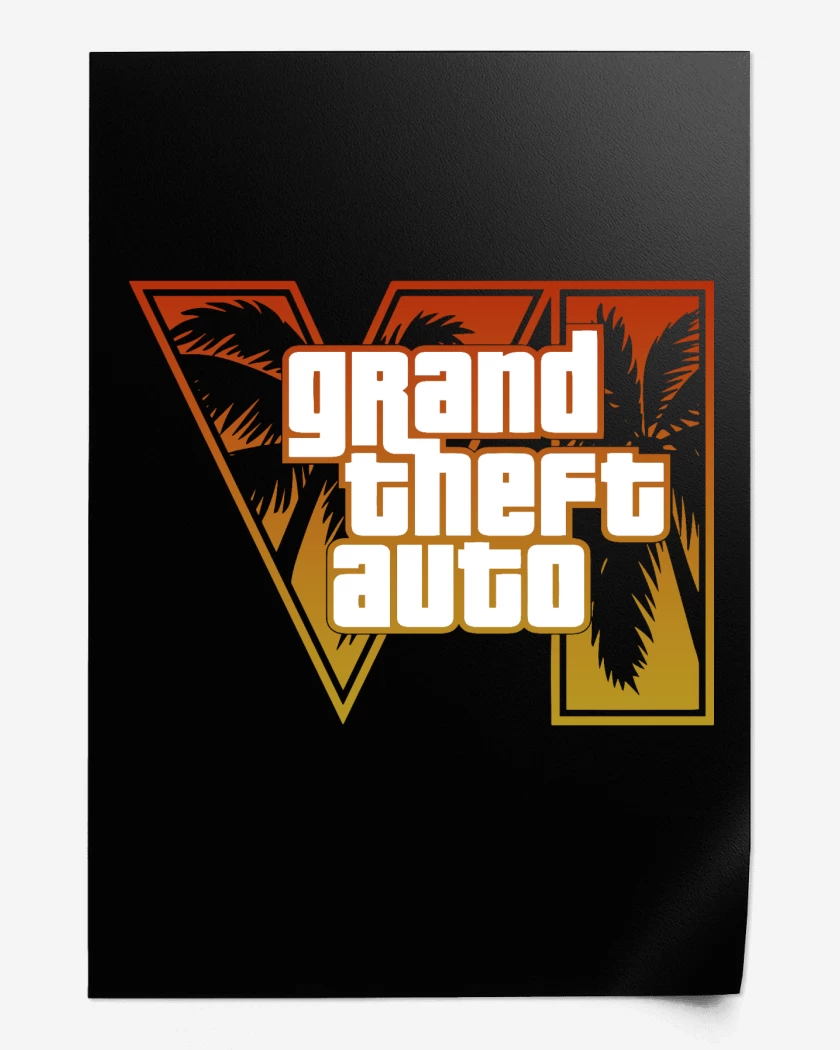 Print GTA 6 Orange