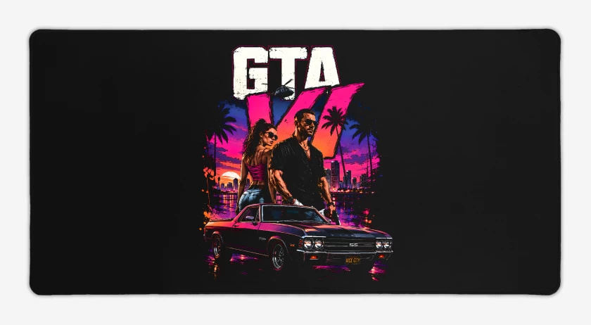 Mouse pad Gamer GTA VI Camino SS