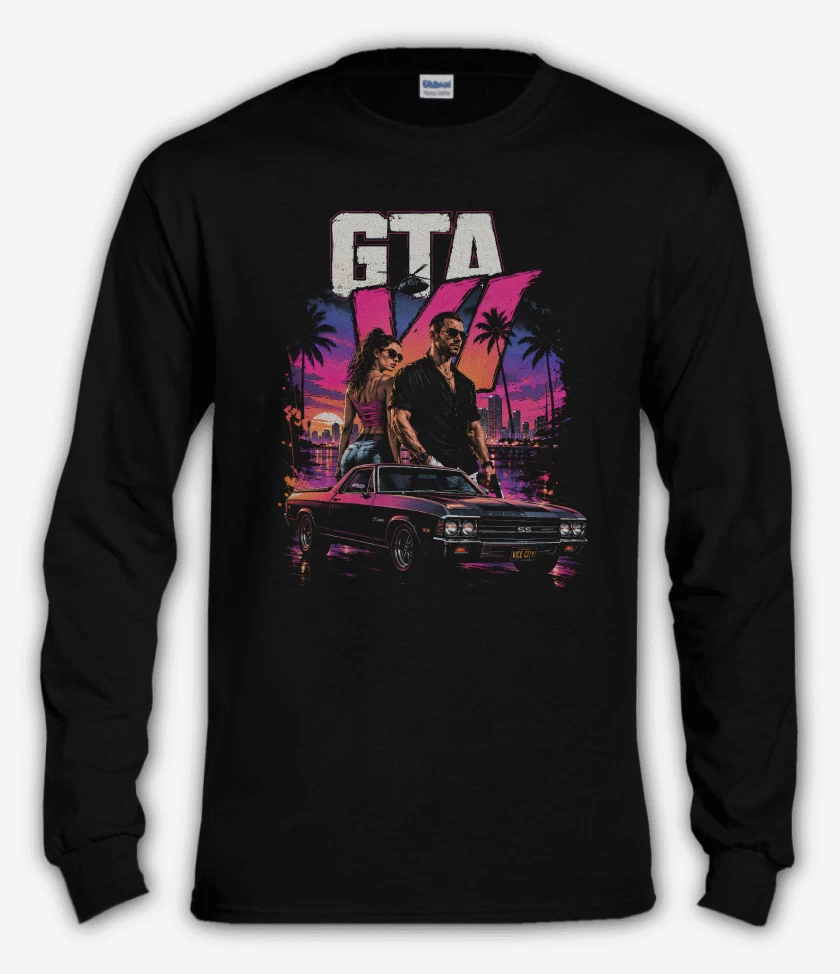 Polera manga larga GTA VI Camino SS