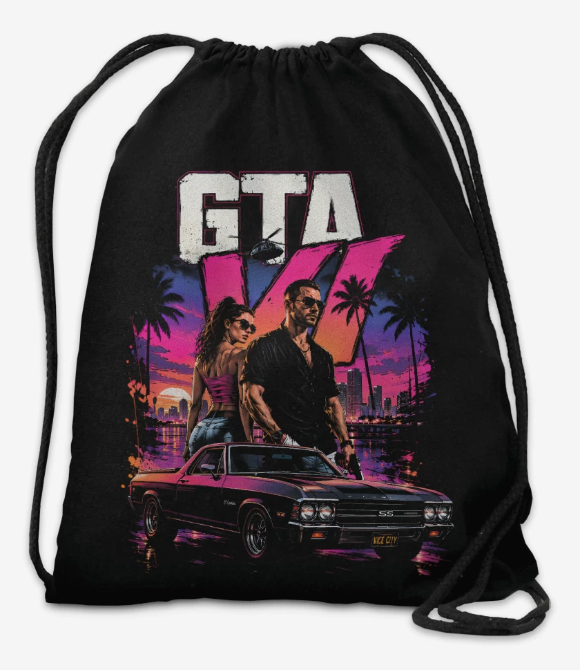 Mochila Negro de GTA VI Camino SS