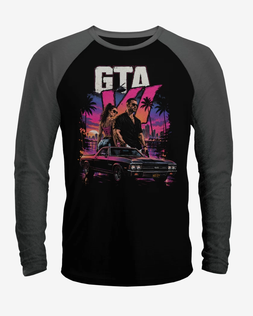 Polera Raglan GTA VI Camino SS