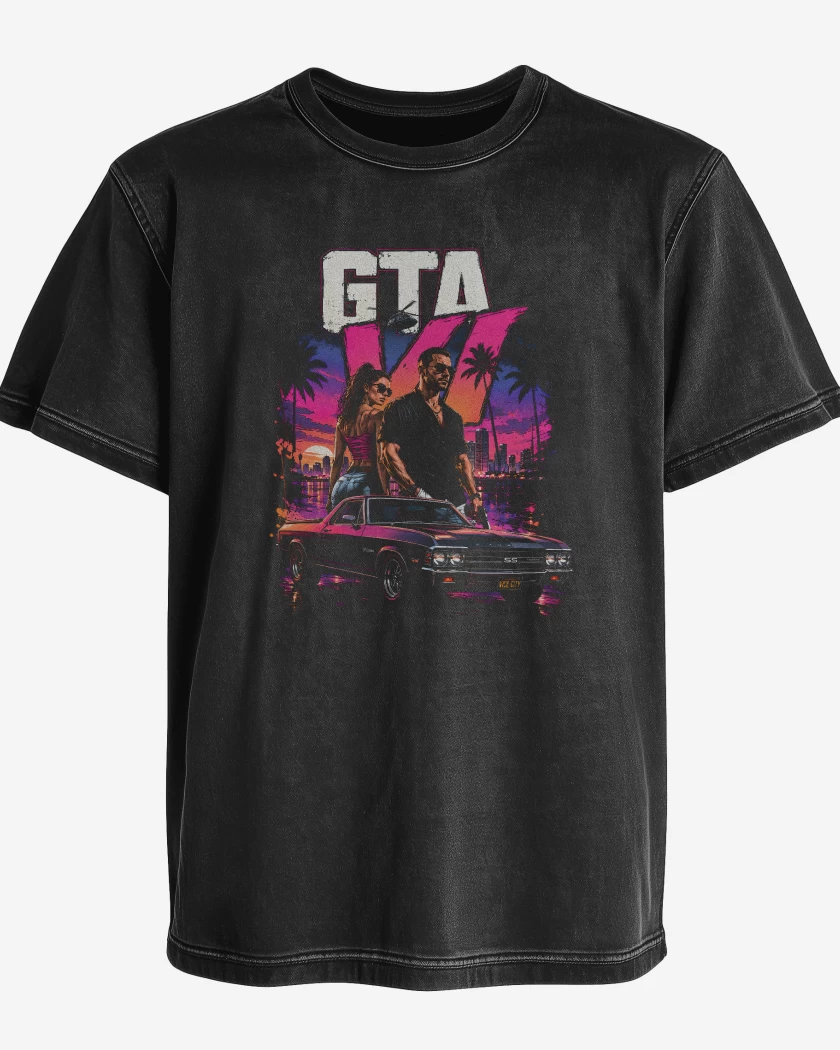 Polera desgastada GTA VI Camino SS