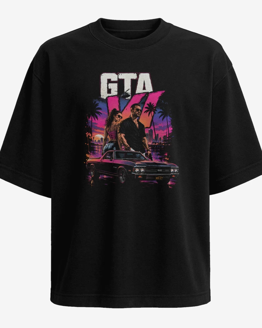 Polera Oversize GTA VI Camino SS