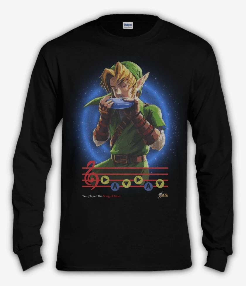 Polera manga larga Link ocarina songs of time