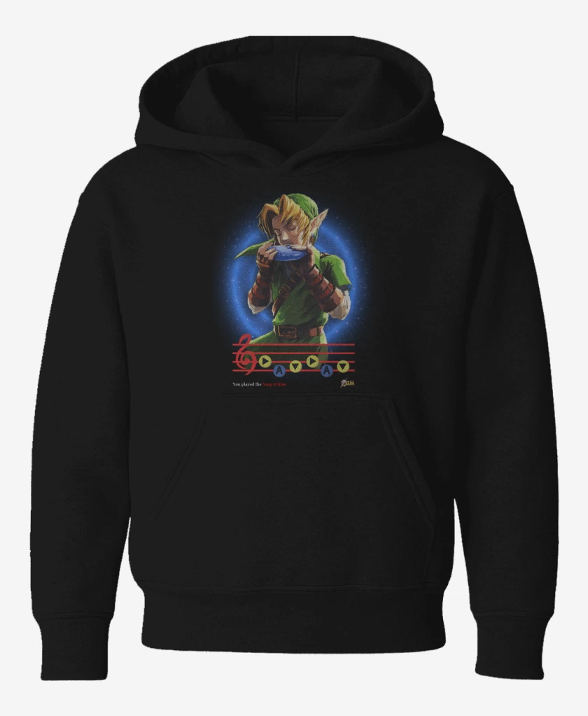 Poleron de niño Link ocarina songs of time