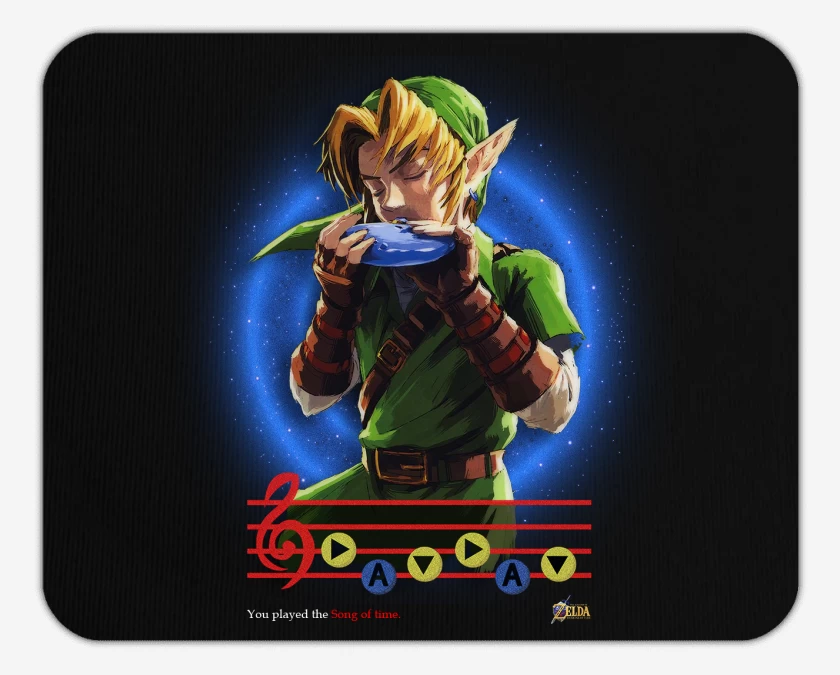 Mousepad Link ocarina songs of time