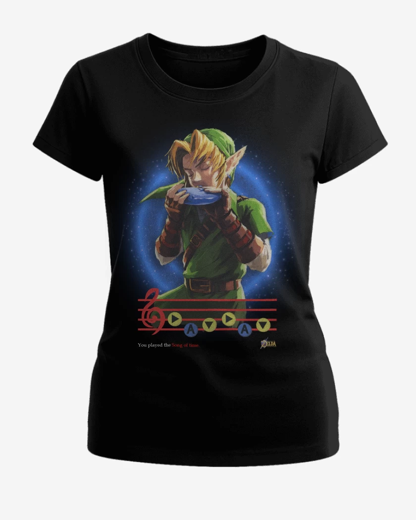 Polera de Mujer Link ocarina songs of time