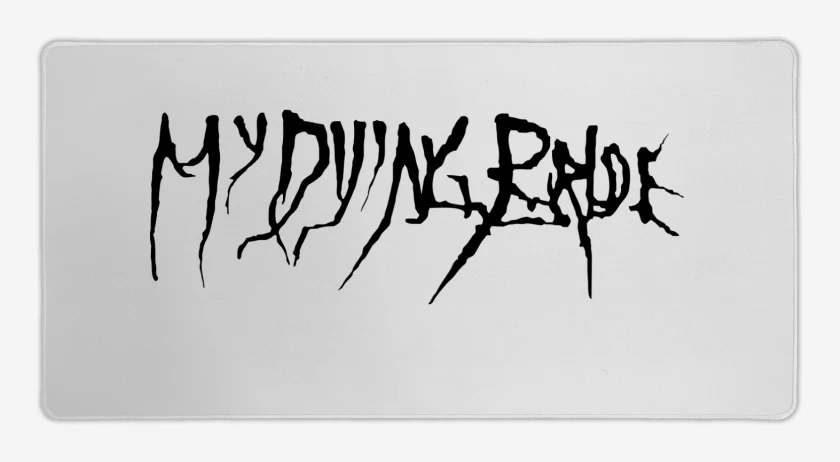 Mouse pad Gamer Blanco de My Dying Bride Logo N