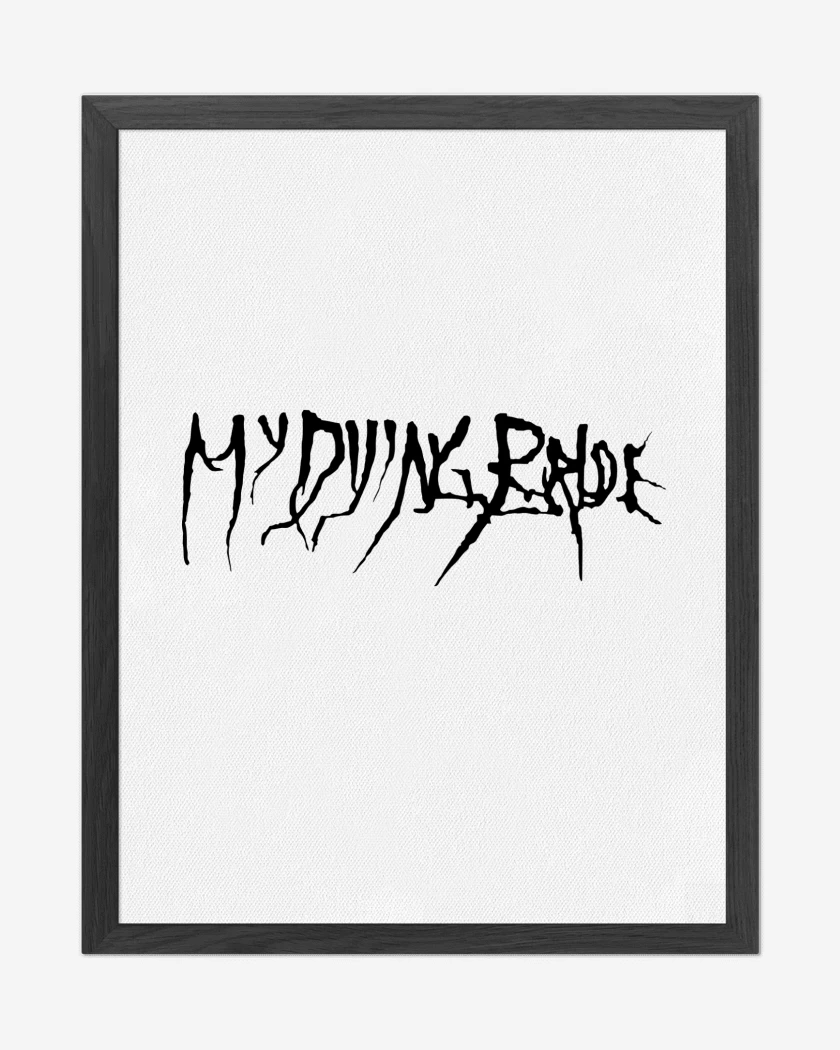 Cuadro decorativo Blanco de My Dying Bride Logo N