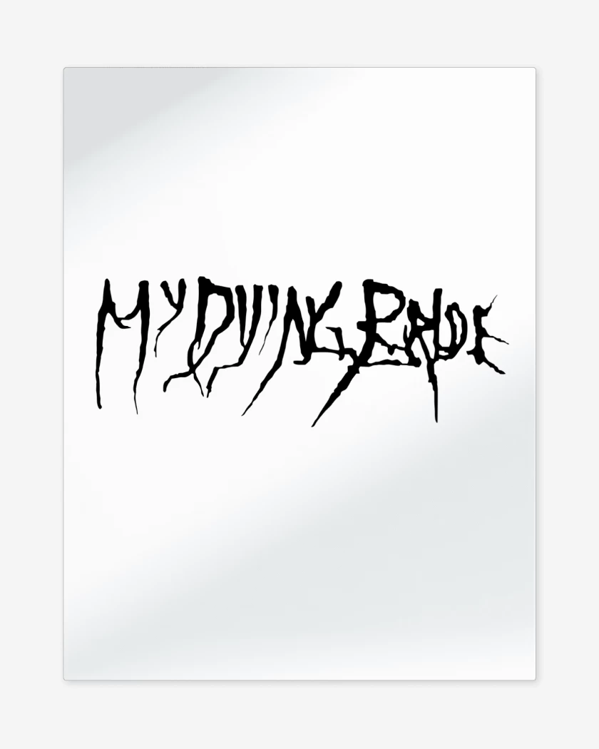 Print metalico Blanco de My Dying Bride Logo N