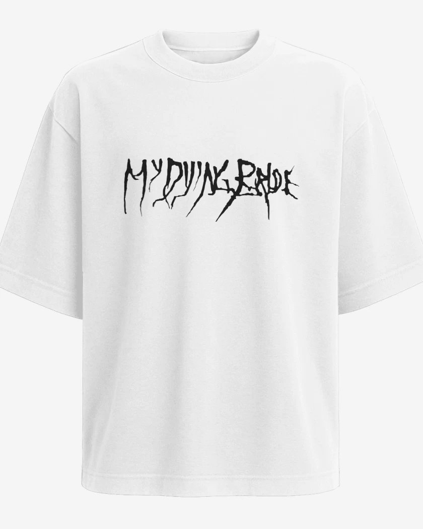 Polera Oversize Blanco de My Dying Bride Logo N