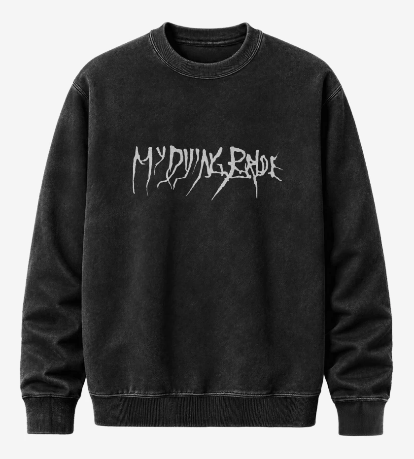 Poleron Polo Acid Wash Negro de My Dying Bride Logo