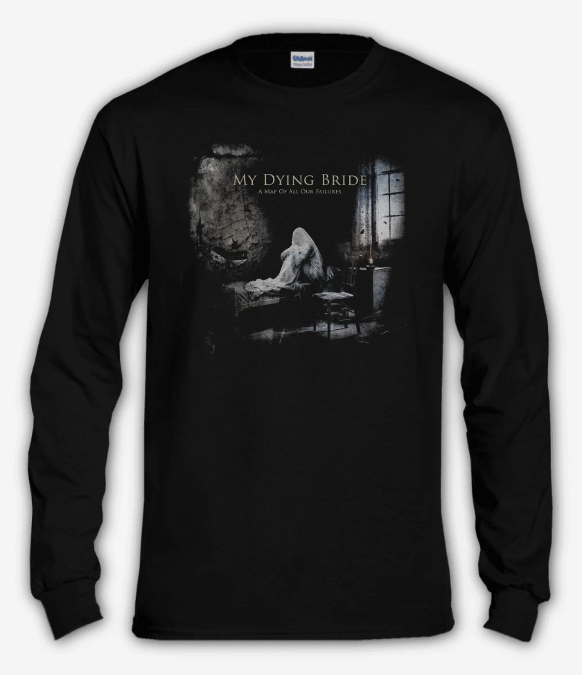 Polera manga larga Negro de My Dying Bride A Map of All Our Failures