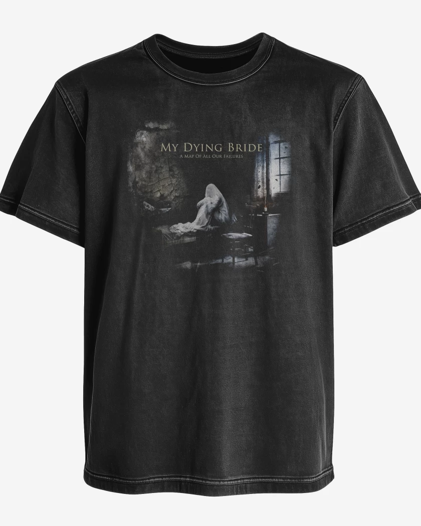 Polera desgastada Negro de My Dying Bride A Map of All Our Failures
