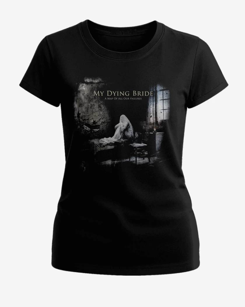 Polera de Mujer Negro de My Dying Bride A Map of All Our Failures