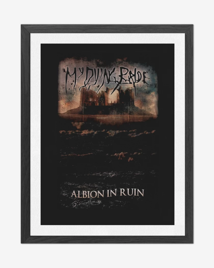 Cuadro decorativo Negro de My Dying Bride Albion in Ruin