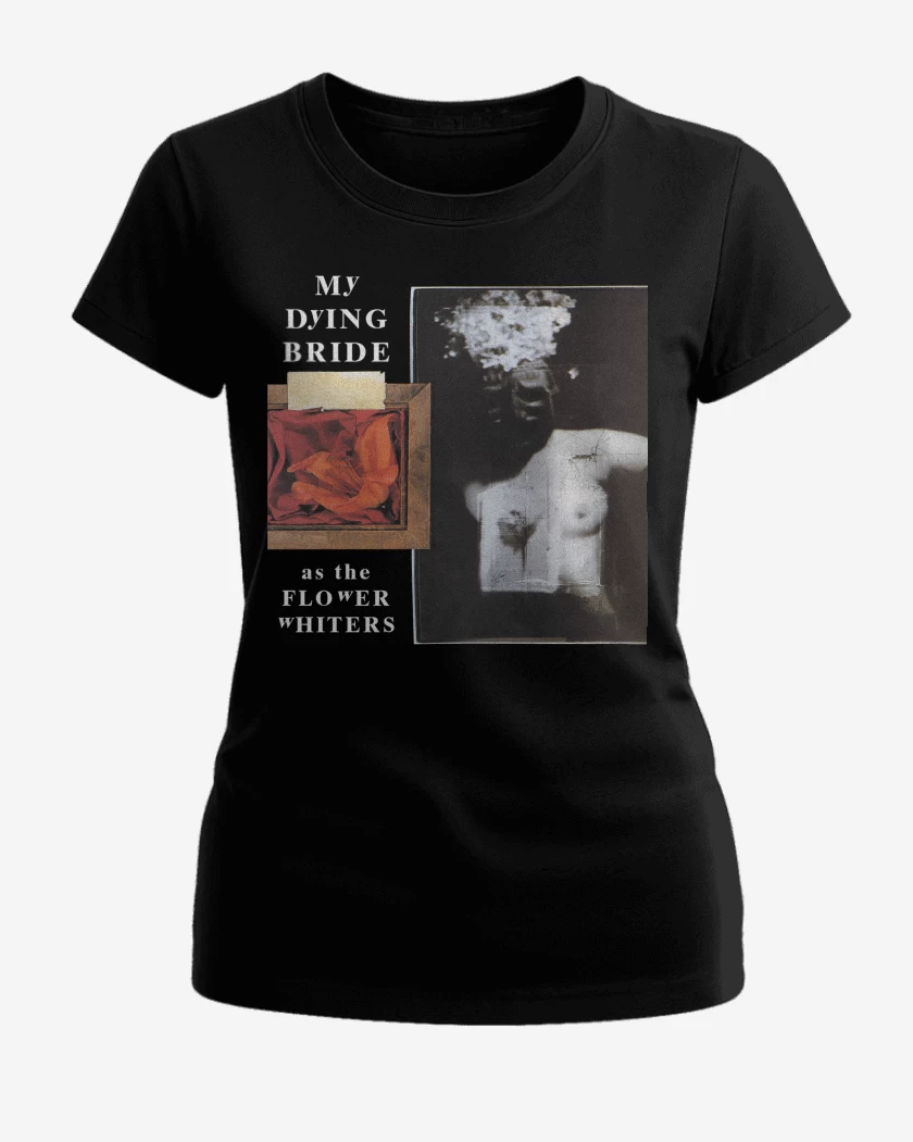 Polera de Mujer Negro de My Dying Bride As the Flower Whiters