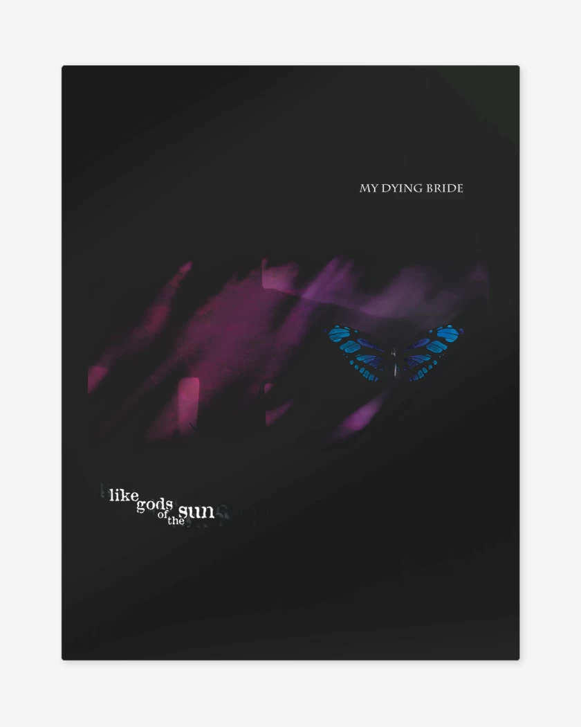 Print metalico Negro de My Dying Bride Like Gods 