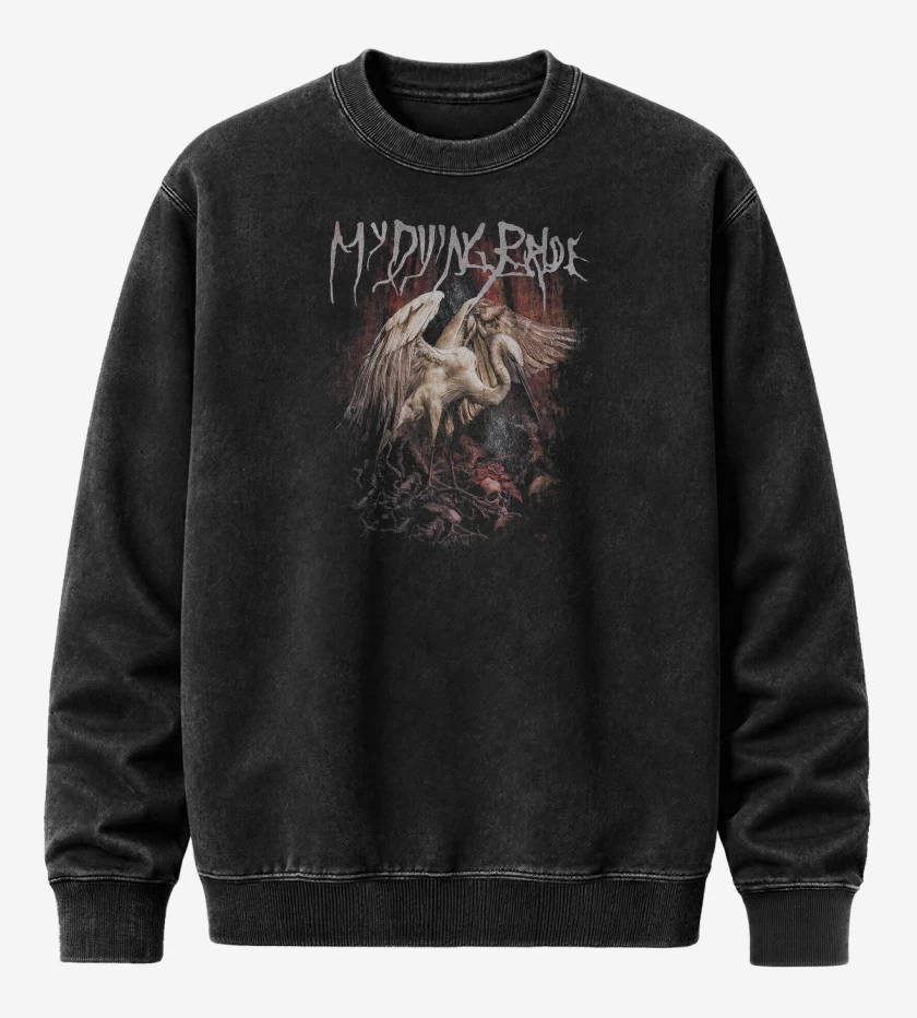 Poleron Polo Acid Wash Negro de My Dying Bride 2026