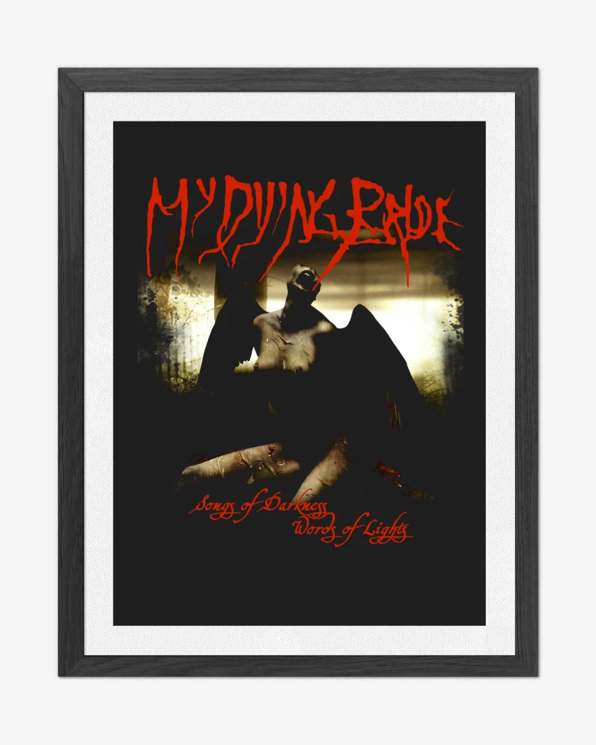 Cuadro decorativo Negro de My Dying Bride Songs of Darkness