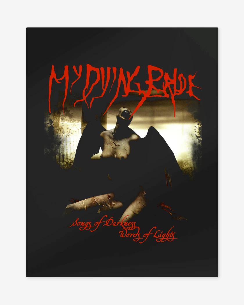 Print metalico Negro de My Dying Bride Songs of Darkness