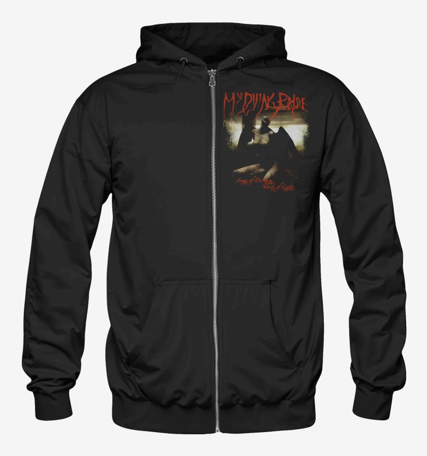 Poleron Canguro con cierre Negro de My Dying Bride Songs of Darkness