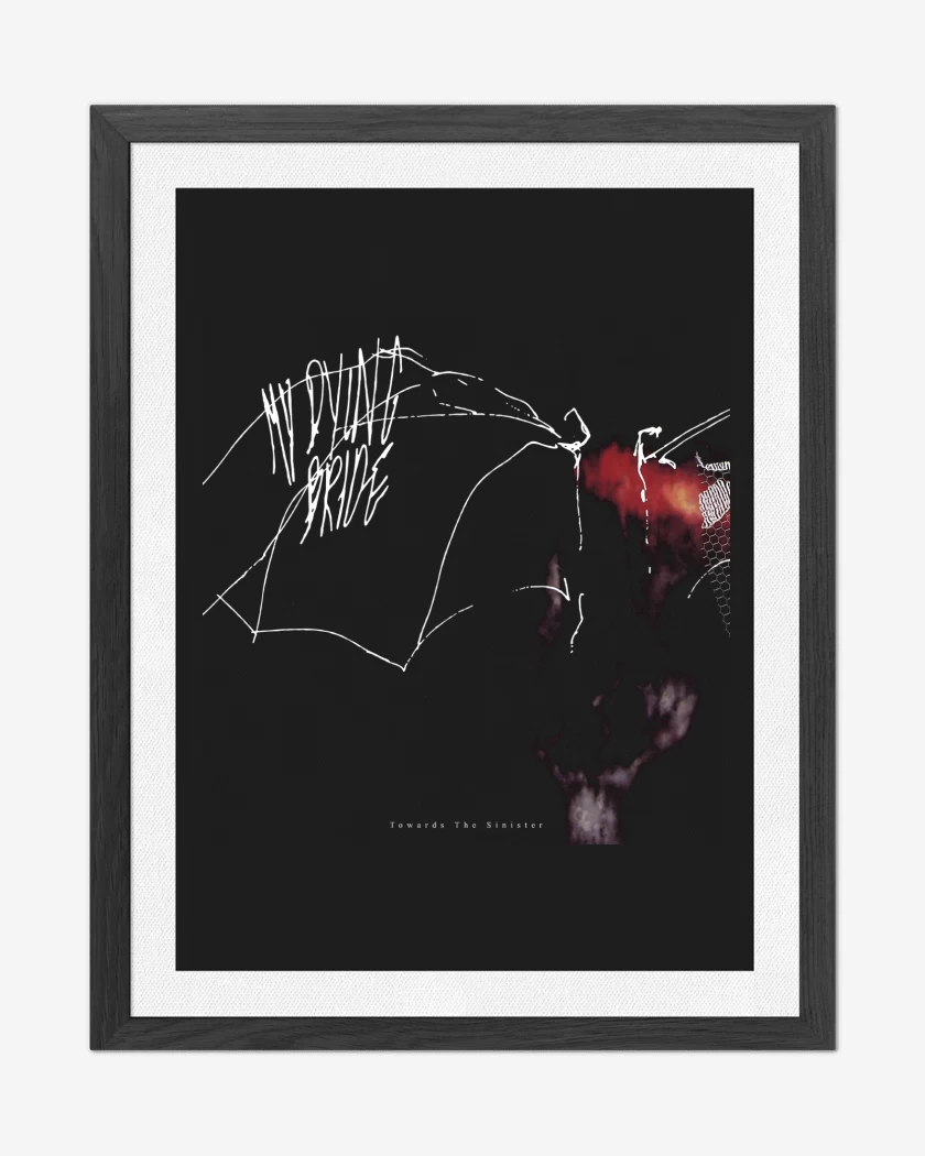 Cuadro decorativo Negro de My Dying Bride Towards the Sinister