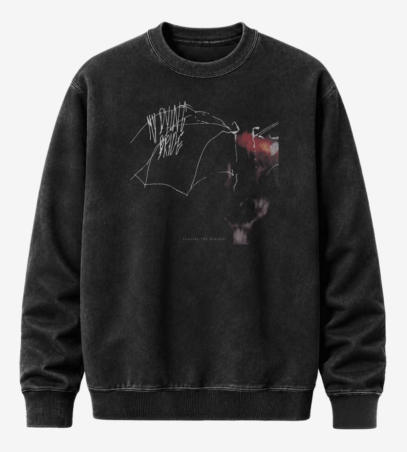 Poleron Polo Acid Wash Negro de My Dying Bride Towards the Sinister