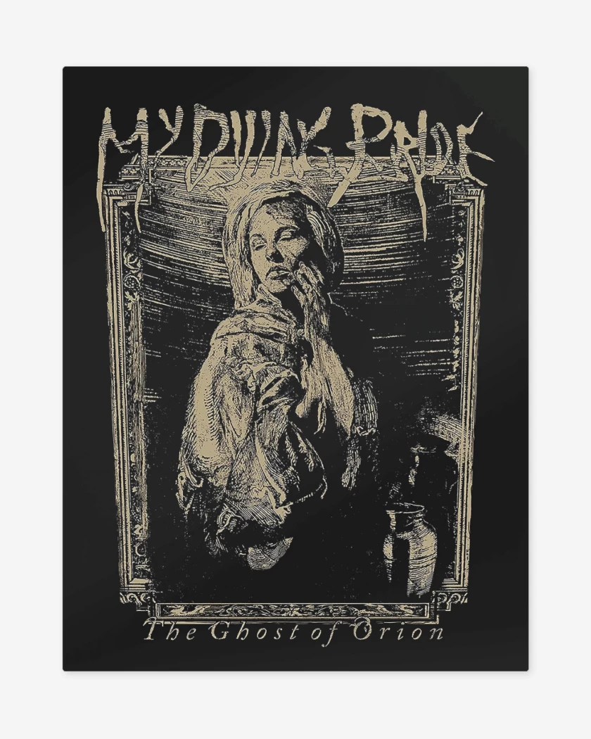 Print metalico Negro de My Dying Bride The Ghost