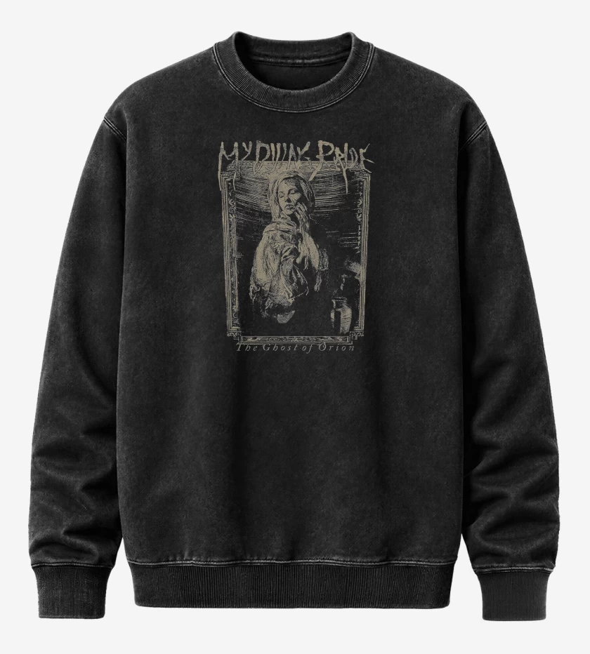 Poleron Polo Acid Wash Negro de My Dying Bride The Ghost