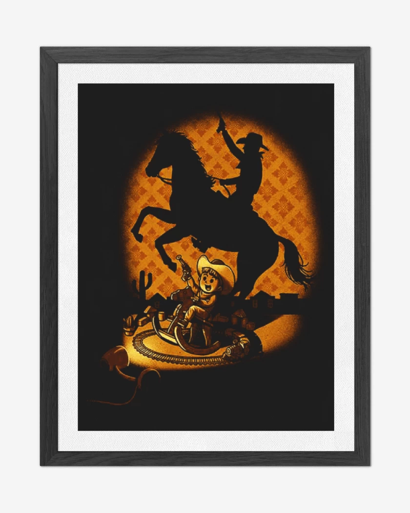 Cuadro decorativo Negro de Cowboy