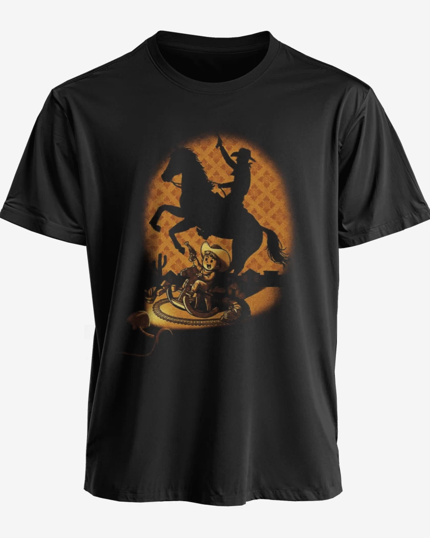 Polera premium Negro de Cowboy